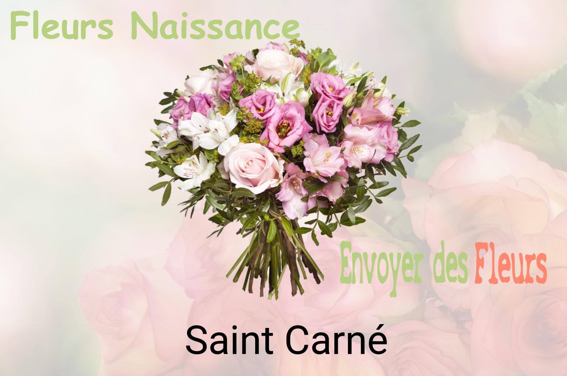 Bouquet de fleurs de naissance livré à Saint-Carné